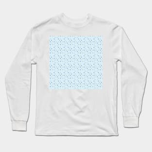 Colorful raindrops in light blue background Long Sleeve T-Shirt